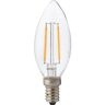 BES LED LED Lamp - Kaarslamp - Filament - E14 Fitting - 4W - Warm Wit 2700K