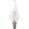 BES LED LED Lamp - Kaarslamp - Filament Flame - E14 Fitting - 4W - Warm Wit 2700K