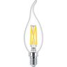 PHILIPS - LED Lamp E14 - MASTER LED E14 Gebogen-Tip Kaars Filament Helder 3.4W 470lm - 922-927 Dim to Warm 2200K-2700K - Beste Kleurweergave - Dimbaar   Vervangt 40W