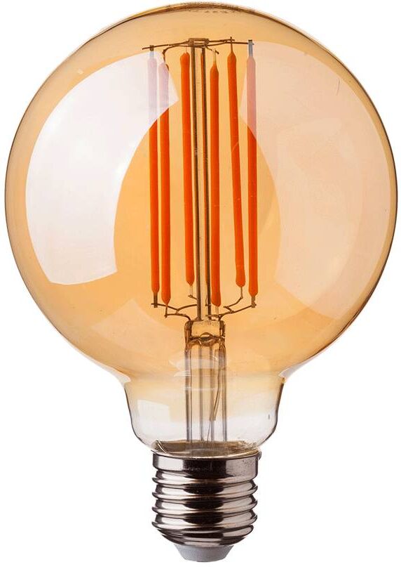 V-TAC LED Filament lamp 7 Watt 700lm super warm wit 2200K E27 G95