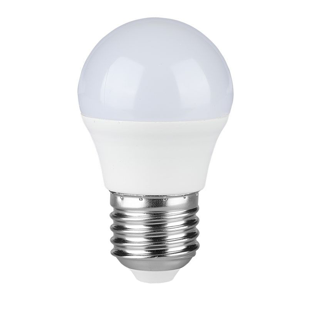 V-TAC E27 LED Lamp 4 Watt Kogellamp G45 2700K Vervangt 30 Watt