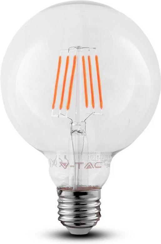 V-TAC LED Filament lamp 6 Watt E27 2700K Samsung