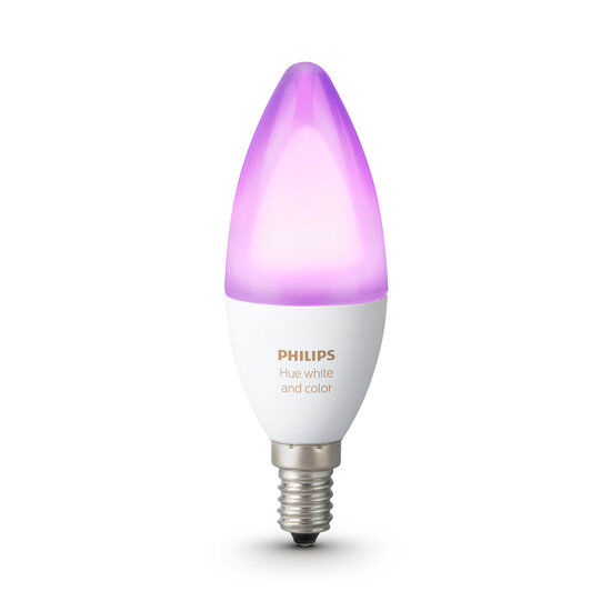 Philips Hue White and Color Ambiance LED E14 6,5W Smartlamp - Wit 16 miljoen kleuren