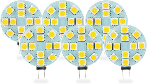 Groenovatie G4 LED Lamp 2,5W Warm Wit Plat Dimbaar 6-Pack