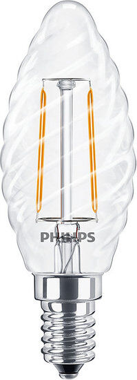 Philips CLA E14 LED Kaarslamp 2-25W 827 Extra Warm Wit