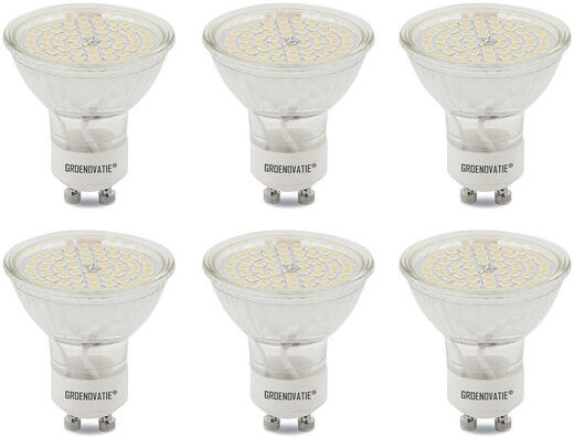 Groenovatie GU10 LED Spot SMD 5W Warm Wit 6-Pack