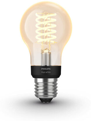 Philips Hue E27 LED Filament Lamp 7W, Extra Warm Wit