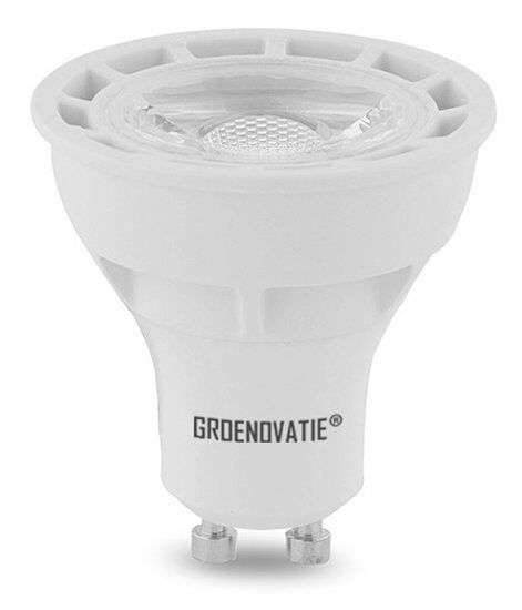 Groenovatie GU10 LED Spot COB 5W Warm Wit Dimbaar CRI95