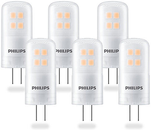 Philips CorePro 2,1W (20W) G4 LED Steeklamp Dimbaar Warm Wit 6-Pack