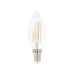 Airam Filament LED Krone lyspære klar, med minne E14, 5W