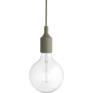 Muuto E 27 lampe olivengrønn