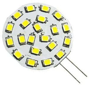 12V G4 sidepinner 3W 21 SMD2835 led pære, varmhvit