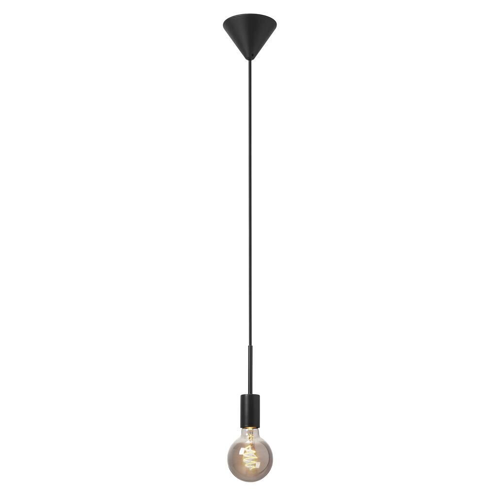 Nordlux Paco, enkel - taklampe, sort