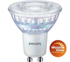 Philips 3,8W (50W), warmglow dimbar GU10 LED RA90
