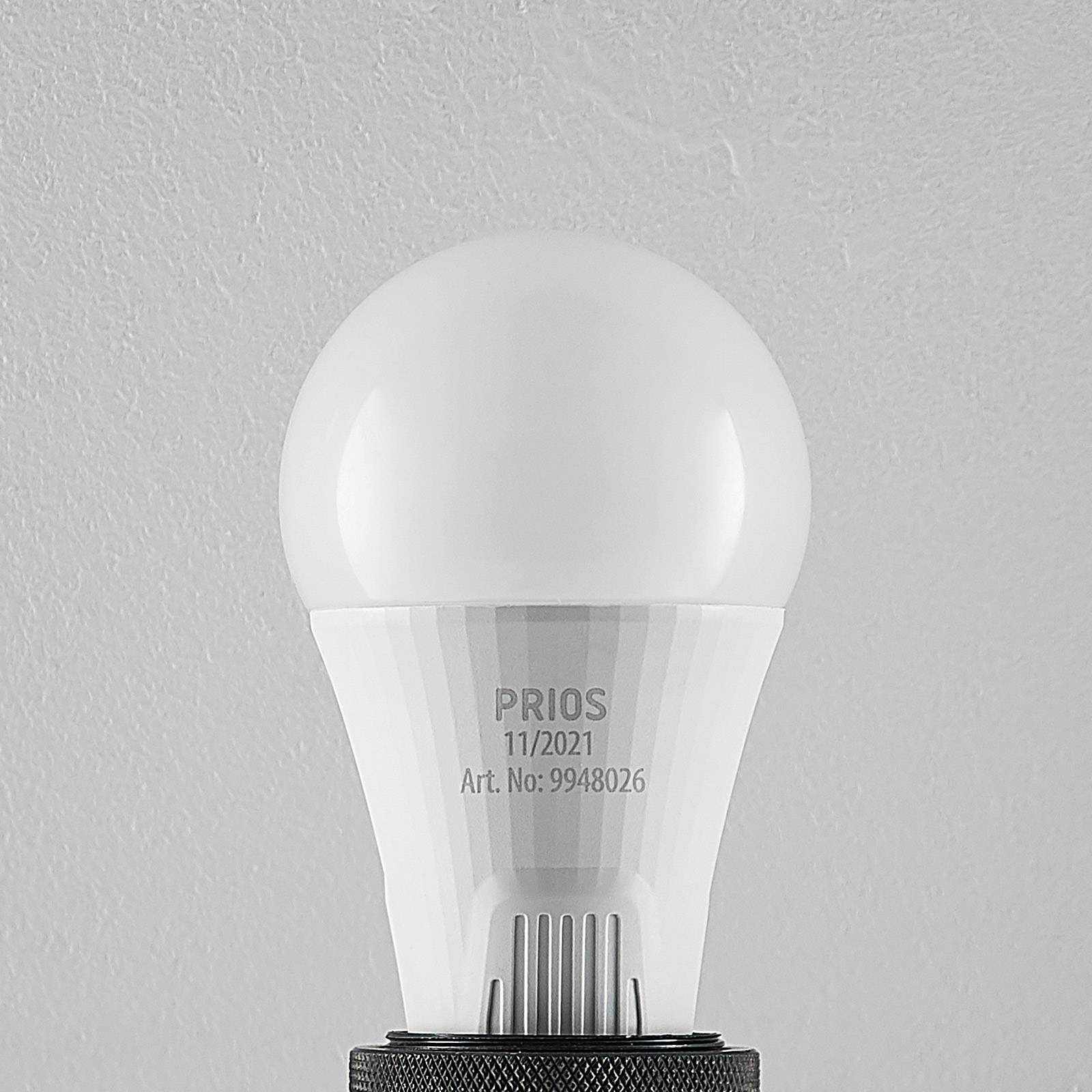 PRIOS LED-pære E27 A60 15W hvit 3 000 K