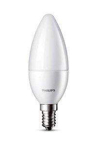 E14 Philips E14 lyspærer 3W (25W) (Lys, Frostet)