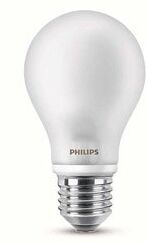 E27 2x Philips E27 LED-lyspærer 4,5W (40W) (Pære, Frostet)