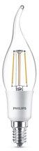 E14 Philips Filament E14 LED-lyspærer 5W (40W) (Lys, Klart, Kan dimmes)