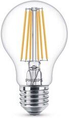 E27 Philips Filament E27 LED-lyspærer 8W (60W) (Pære, Klart, Kan dimmes)