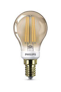 E14 Philips Filament E14 LED-lyspærer 5W (35W) (Lustre, Klart, Kan dimmes)