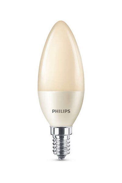 E14 Philips E14 LED-lyspærer 4W (15W) (Lys, Frostet, Kan dimmes)