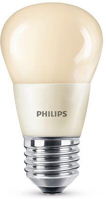 E27 Philips E27 LED-lyspærer 4W (15W) (Lustre, Frostet, Kan dimmes)