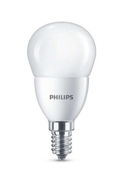 E14 Philips E14 LED-lyspærer 3,5W (20W) (Lustre, Frostet)