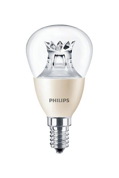 E14 Philips E14 LED-lyspærer 6W (40W) (Lustre, Klart, Kan dimmes)