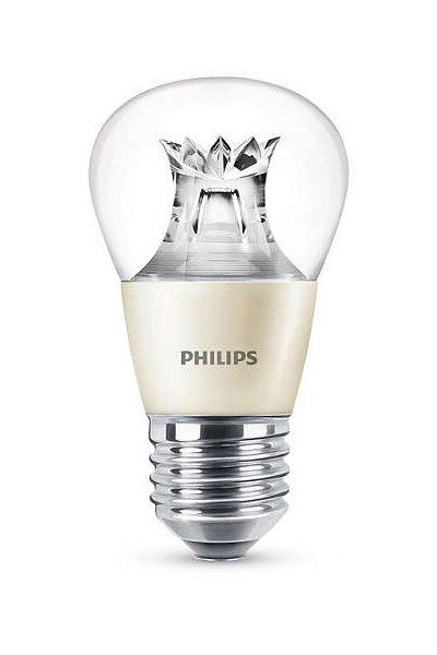 E27 Philips E27 LED-lyspærer 6W (40W) (Lustre, Klart, Kan dimmes)