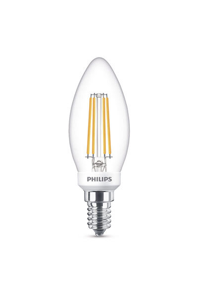 E14 Philips E14 LED-lyspærer 5W (40W) (Lys, Klart, Kan dimmes)
