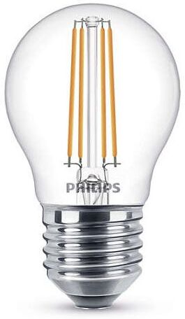 E27 Philips Filament E27 LED-lyspærer 5W (40W) (Lustre, Klart, Kan dimmes)