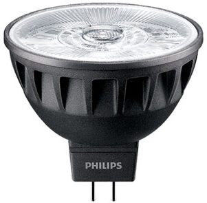 GU5.3 / MR16 (12V) Philips GU5.3 LED-lyspærer 6,5W (35W) (Spot, Kan dimmes)