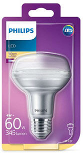 E27 Philips E27 LED-lyspærer 4W (60W) (Reflektor)