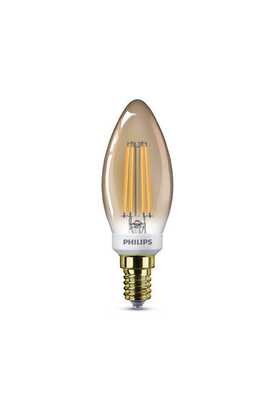 E14 Philips E14 LED-lyspærer 5W (32W) (Lys, Klart, Kan dimmes)