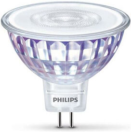 GU5.3 / MR16 (12V) Philips GU5.3 LED-lyspærer 5W (35W) (Spot, Kan dimmes)