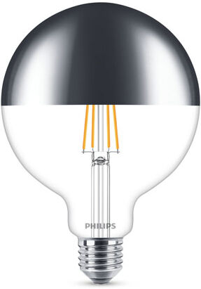 E27 Philips E27 LED-lyspærer 8W (50W) (Kule, Klart, Kan dimmes)