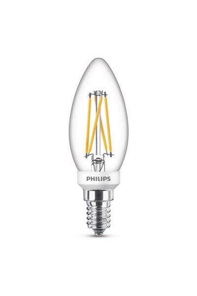 E14 Philips E14 LED-lyspærer 3,5W (25W) (Lys, Klart, Kan dimmes)