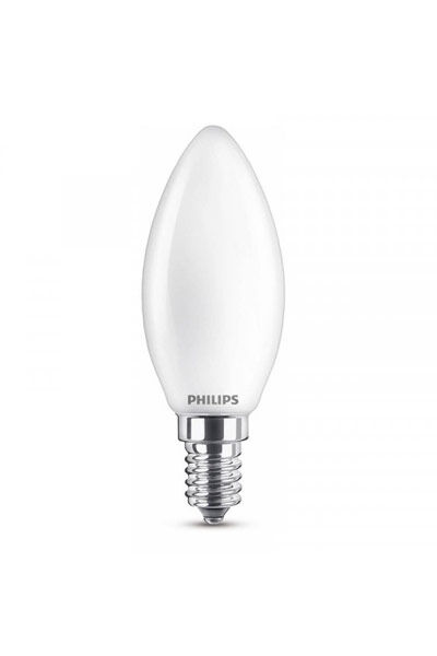 E14 Philips E14 LED-lyspærer 6,5W (60W) (Lys, Frostet)