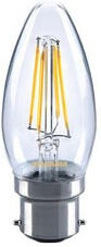 B22 Sylvania B22 LED-lyspærer 4W (37W) (Lys, Klart)