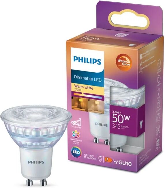 Philips LED-pære GU10 345 lm