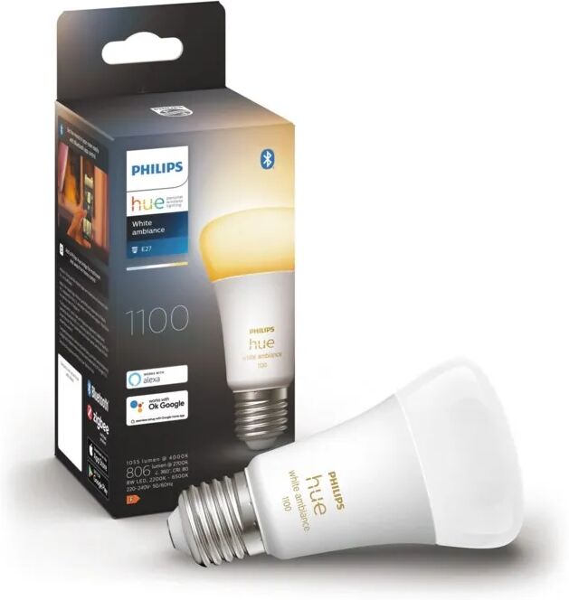 Philips Hue Ambiance Smart LED-pære E27 806 lm 1-pk.