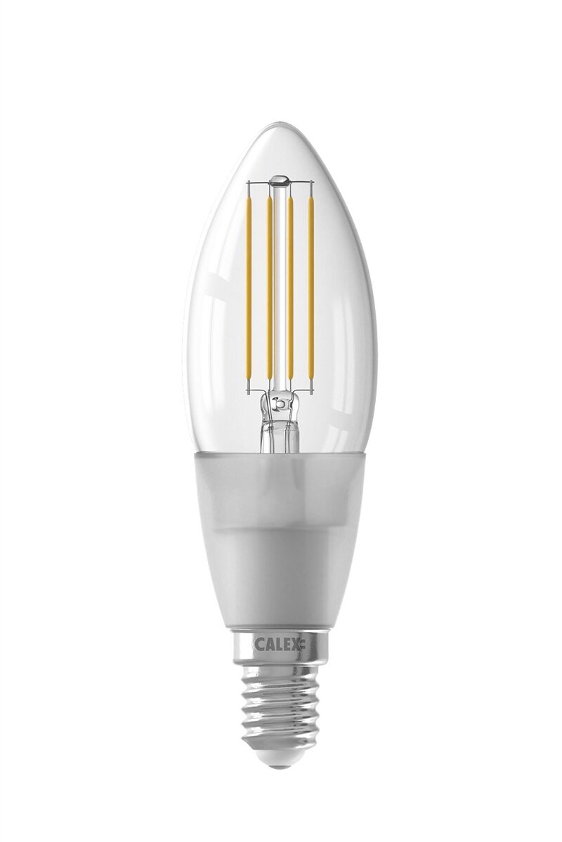 Calex Smart Led Filament B35 Kerte E14 240v 4,5w 1800-3000k