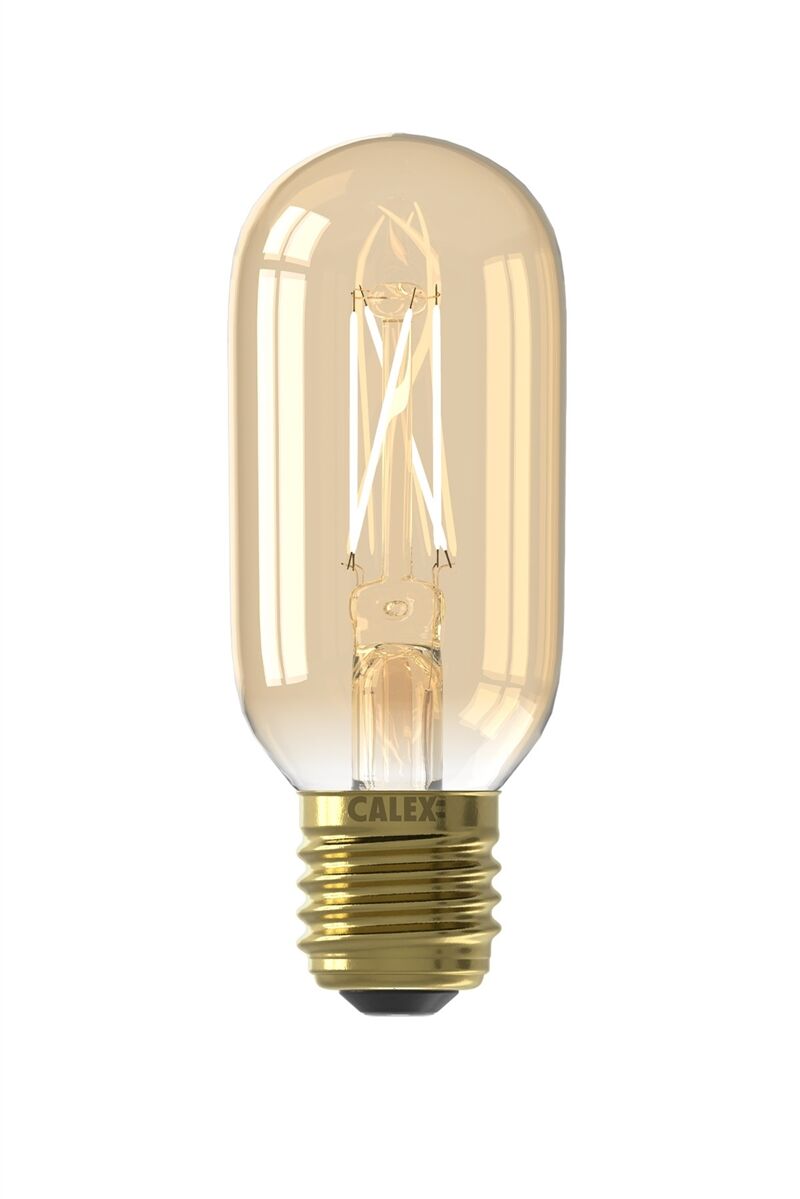 Calex 425494 Led Rørlampe Pære 4w Gold Deko E27 Dæmp