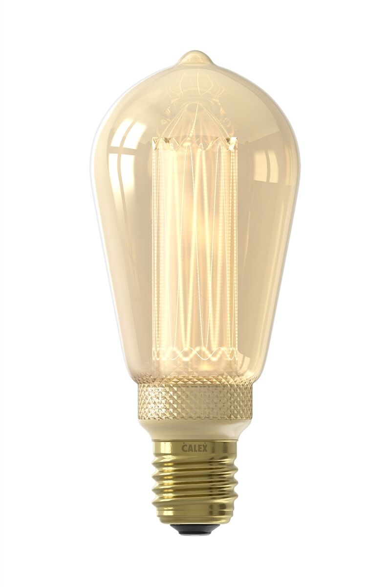 Crown Calex Rustic Crown Led 3,5w E27 Gold 1800k 100lm Dimmable