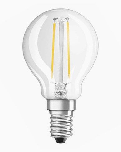 Osram LED filament Krone p&#230;re E14 1,5W/827 (15W)