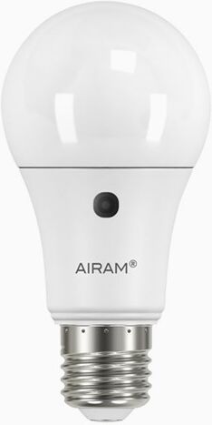 Airam LED-p&#230;re opalisert A60 10W/830 E27 SENSOR