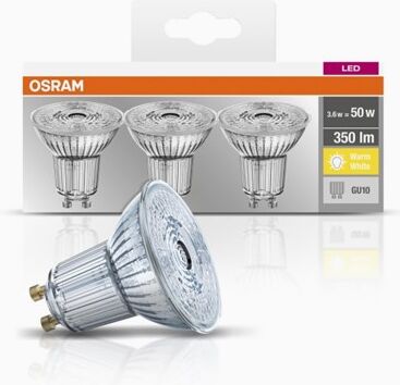 OSRAM PAR16 GU10 4.3W/827 3-Pakk