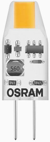 OSRAM Spesial LED-stift MICRO KLAR 1W/827 (10W) G4. Non-Dim.