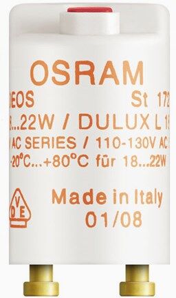 Osram ST 172 SAFETY DEOS. F&#248;r lysr&#248;r koblat i serie