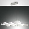 Fabas Luce Żyrandol LED Sylvie, podłużny, 78 x 37 cm